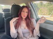 Artemisia Love Italian Big tits Milf 420 Car Smoking Session FULL VIDEO ON OF 3/16