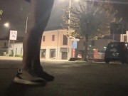 Dick flash and cum in public 4/16
