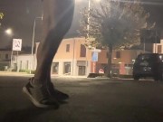 Dick flash and cum in public 9/16