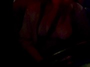 Italian Big tits MILF Artemisia Love Night Car Ride / BOOBS PLAY/FLASH 4/16