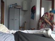 Kürt temizlikçi İstanbul'daki otelde siyahi turistle aldatıyor - TURK PORN TURBANLI AMATOR 16/16