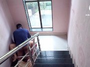 One day girlfriend and boyfriend secretly have hardcore sex. 14/16