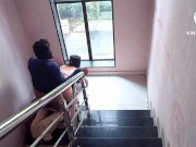 One day girlfriend and boyfriend secretly have hardcore sex. 15/16