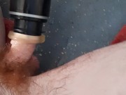 Super lubed up sex machine ×2 cum 12/16