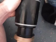 Super lubed up sex machine ×2 cum 14/16