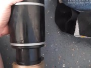 Super lubed up sex machine ×2 cum 15/16