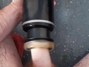 Super lubed up sex machine ×2 cum 4/16