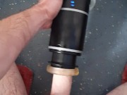 Super lubed up sex machine ×2 cum 7/16