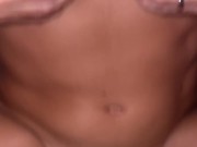 Daddy finishes on my hard belly 7/16