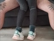 100% anal - Vrai Couple - Femme mariée en legging se fait ouvrir le cul par son amant 3/16