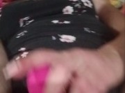 MILF sneaks into basement to cum 14/16