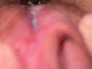 watch me play with my cum😩