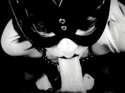 Naughty kitty gets a throat pie 2/16