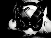 Naughty kitty gets a throat pie 6/16