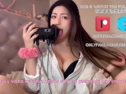 ASMR LICK ｜LonikaMeow港女舔耳3Dio Ear Licking + Ahegao in White Shirt顱內高潮【Full Vid on PATREON & ONLYFAN】 12/16