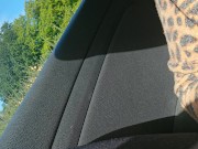 RISKY CAR MASTURBATION/NEARLY CAUGHT/LOUD INSTENSE ORGASM 7/16
