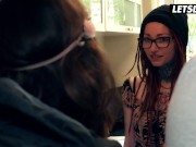 Horny Slut Frida Sante Fucked Deep by Hostel Roommate - LETSDOEIT 2/16