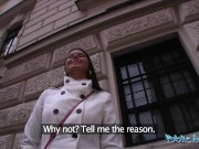 Public Agent - perfect body brunette teen college student with nice pussy and great natural tits talked into sex 3/16