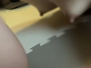 Japanese amateur couple Naked yoga  stretch  Naked exercise 8/16