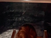 Fucked on cruise ship balcony! Big booty teen let’s crew member bend her over and fuck from behind 2/16