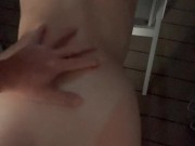 Fucked on cruise ship balcony! Big booty teen let’s crew member bend her over and fuck from behind 9/16