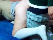 ALUMNOS CALIENTES DE SECUNDARIA TIENEN UNA CITA Y TERMINAN COGIENDO SIN PROTECCION 10/16