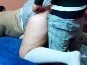 ALUMNOS CALIENTES DE SECUNDARIA TIENEN UNA CITA Y TERMINAN COGIENDO SIN PROTECCION 8/16