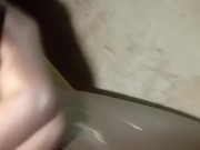 His Big Dick is Ready to get Spanked with lots of Oil 15/16