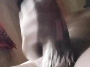 His Big Dick is Ready to get Spanked with lots of Oil 3/16