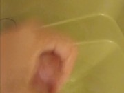 Cumming in the shower 1/16
