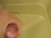Cumming in the shower 11/16