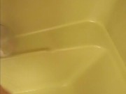 Cumming in the shower 3/16