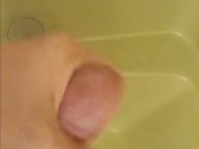 Cumming in the shower 6/16