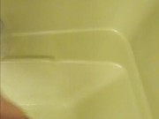 Cumming in the shower 8/16