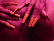 Veronika Cummings Exposing Extra Tight Ass Plugged Up & Fucking Her Super Wet Pussy: Pink Light Play 4/16