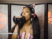 Hidden Vibrator with Sexy Moaning ASMR - Ear Eating, Mouth Sounds 14/16