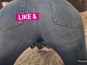 PUSSY MADE HER BLUE JEANS WET 10/16