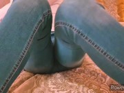 PUSSY MADE HER BLUE JEANS WET 7/16