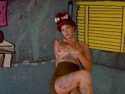 Famous Characters JOI Games - Rock Paper Scissors with Pebbles Flintstones Cosplay - Ep 1 13/16