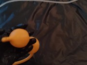 Inflatable enema nozzle insertion and review 3/16