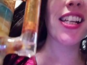 Smoking Compilation Vape Pen 420 Smoke Bong Hit Getting High Stoner Stoned Long Hair Hippie Slut OF 5/16