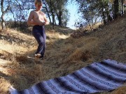 Petite Blonde with Big Ass Orgasms and Makes Me Cum on a Public Hike 1/16
