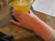 Hot Blondie Gets To Blow Me On Date 11/16