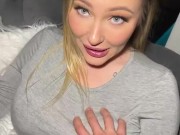 Hot Blondie Gets To Blow Me On Date 15/16