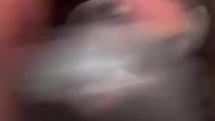 WET GUSHY DILDO PLAY