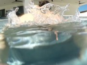 Big Booty Milf Latina Mommy Carmela Clutch Shows Everything Off in Pool Hot Wet Thick Twerking 15/16