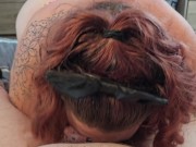 Machine Fucked in Bed, Daddy Gets Sloppy Head 10/16