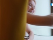 Vlogger Gets a BJ in Hallway from Hot Chick with Big Tits and Fucks Her at Home 14/16