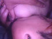 Asian Man Sucking On Puerto Rican Triple Ds boobs 12/16
