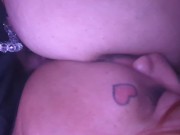 Asian Man Sucking On Puerto Rican Triple Ds boobs 9/16